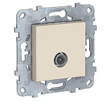 Розетка TV проходная Schneider Electric Unica New NU546344