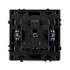 Розетка зк со шторками софт-тач черный оникс Arlight SCT-MEU-SFPL-BK (250V, 16A) 054277(1)