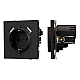 Механизм розетки с USB зарядкой Arlight SCT-TENDO-MUAA-SFPL-BK (230V, 16A) 054603