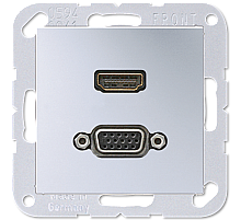 Розетка HDMI/VGA Jung MAA1173AL