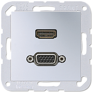 Розетка HDMI/VGA Jung MAA1173AL
