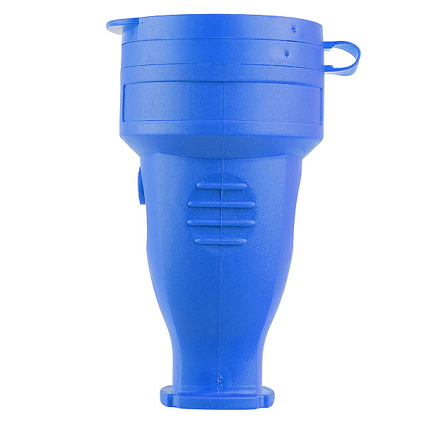 Розетка переносная 2P+PE Stekker Одри с крышкой синий RST16-21-44 39196