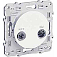 Розетка R-TV/SAT Schneider Electric Odace S52R454