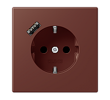 Розетка 2K+З USB Typ A Jung LC1520-18A235