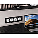 Комплект механизма компьютерной розетки Ambrella Volt RJ-45 (8P8C) CAT6A экранированной с автоматической защитной шторкой OMEGA MO132005 Белый матовый QUANT