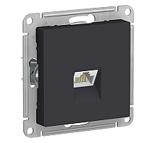 Розетка компьютерная RJ45, механизм Systeme Electric AtlasDesign Карбон ATN001083