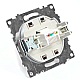 Розетка компьютерная RJ-45 Stekker Катрин шоколад GLS00-7107-04 49023