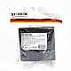 Розетка 2P+PE/USB Stekker Эрна со шторками черный PST16-9011-03 39480