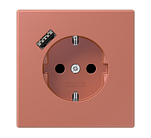 Розетка 2K+З USB Typ A Jung LC1520-18A236