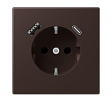 Розетка 2K+З USB Typ AC Jung LC1520-15CA252