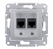 Розетка компьютерная 2хRJ45 Schneider Electric Sedna STP SDN5000160