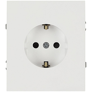 Розетка Эра Arktik 16-2102-08 с заземлением 2P+E Schuko со шторками 16А-250В белый матовый Б0070431