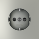 Розетка со шторками Voltum S70 VLS040205