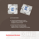 Розетка RJ45 Arte Milano 203.45-1.white