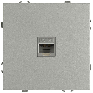 Розетка Эра Galaxy 15-3107-03 информационная RJ45 IP20 алюминий Б0070739