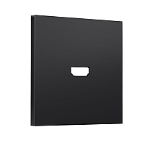 Лицевая панель SIGMA (Черный матовый) для HDMI розетки QUANT PRO Ambrella Volt SP8140