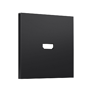 Лицевая панель SIGMA (Черный матовый) для HDMI розетки QUANT PRO Ambrella Volt SP8140