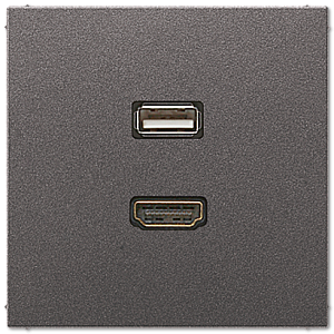 Розетка HDMI/USB Jung MAAL1163AN