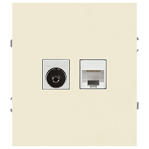 Розетка Эра Arktik 16-3110-02 комбинированная RJ45+TV слоновая кость Б0070495