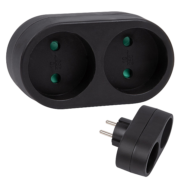 Сетевой разветвитель Uniel S-ES2-16O BLACK UL-00011234