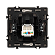 Розетка компьютерная софт-тач белый кварц Arlight SCT-MPC1-SFPL-WH (RJ-45, CAT6) 054304(1)