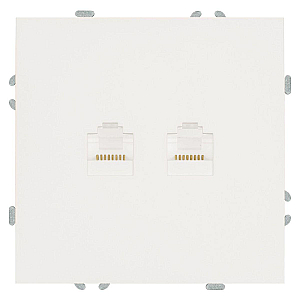 Розетка компьютерная 2-местная RJ-45 Stekker RST00-5111-01 Эмили 49874