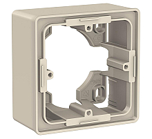 Коробка одномодульная для открытой установки Schneider Electric Unica New NU800244