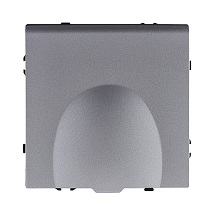 Розетка штепсельная SCHUKO 16A/250 В с крышкой, серый Kollinger Eclipse EC-015GY