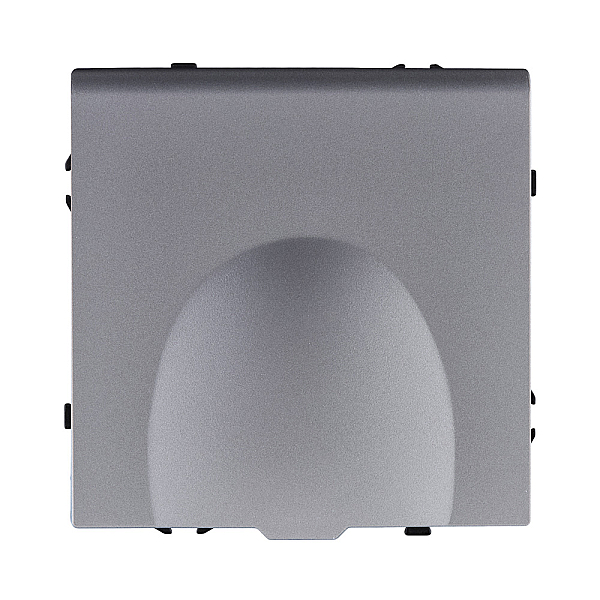 Розетка штепсельная SCHUKO 16A/250 В с крышкой, серый Kollinger Eclipse EC-015GY