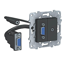 Розетка компьютерная VGA Schneider Electric Unica New NU593254