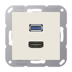 Розетка HDMI/USB Jung MAA1163