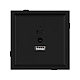 Механизм USB розетки Arlight SCT-TENDO-MUAC-SFPL-BK (5V, 3A, QC3) 054536