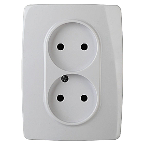 Розетка 2x2P Эра 12-2107-01 Б0031238
