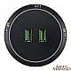 Трековая розетка Arte Milano Am-track-sockets 380066TS LED/USBx2 Black