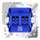 Розетка акустическая Voltum S70 VLS060301