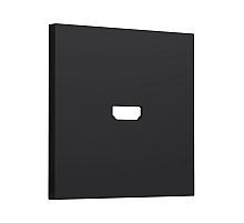 Лицевая панель SIGMA (Черный Мягкое касание) для HDMI розетки QUANT PRO Ambrella Volt SP9940