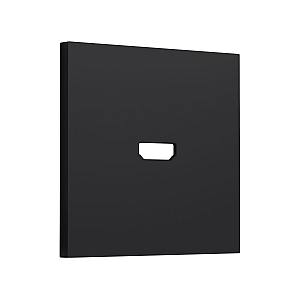 Лицевая панель SIGMA (Черный Мягкое касание) для HDMI розетки QUANT PRO Ambrella Volt SP9940