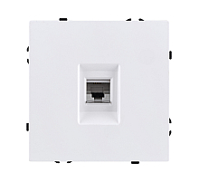 Розетка телефонная RJ11, белый матовый Kollinger Eclipse EC-019WH