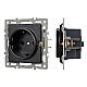 Механизм электрической розетки Arlight SCT-GP-MEU-PL-BK (250V, 16A) 043740