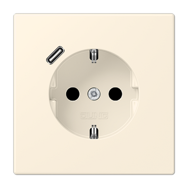 Розетка 2K+З USB Typ C Jung LC1520-18C245