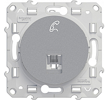 Розетка телефонная RJ12 Schneider Electric Odace S53R497