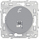 Розетка телефонная RJ12 Schneider Electric Odace S53R497