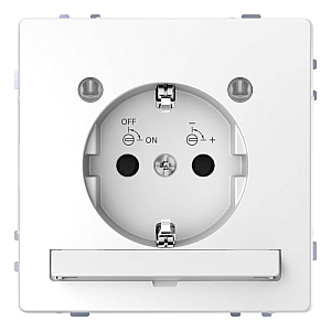 Розетка Schneider Electric Merten D-Life 16A с/з и LED модулем MTN2304-6035