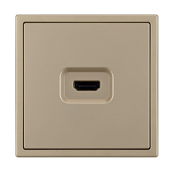 Розетка HDMI софт-тач золотой песок Arlight SCT-MHD1-SFPL-GD 061843(1)