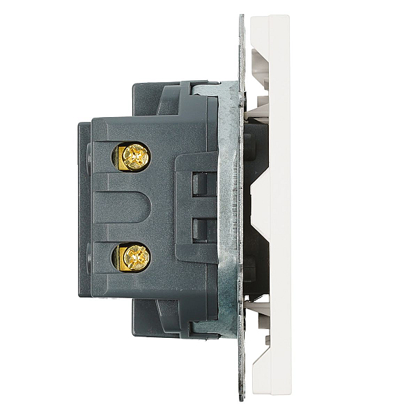 Розетка двухместная USB + Type C Stekker Эмили белый фарфор RST10-5115-01 49879