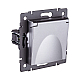 Розетка штепсельная SCHUKO 16A/250 В с крышкой, серый Kollinger REA-006GY для Aspekt, Eleganz, Reflex