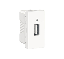 Розетка компьютерная USB Schneider Electric Unica New Modular NU342918