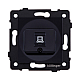 Розетка Ethernet RJ45 Cat.5, черный Kollinger REA-016BK для Aspekt, Eleganz, Reflex