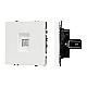 Розетка компьютерная софт-тач белый кварц Arlight SCT-MPC1-SFPL-WH (RJ-45, CAT6) 054304(1)