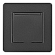 Комплект розетки с/з и шторками, защитной крышкой и рамкой Arte Milano SET16-1-41-1 black